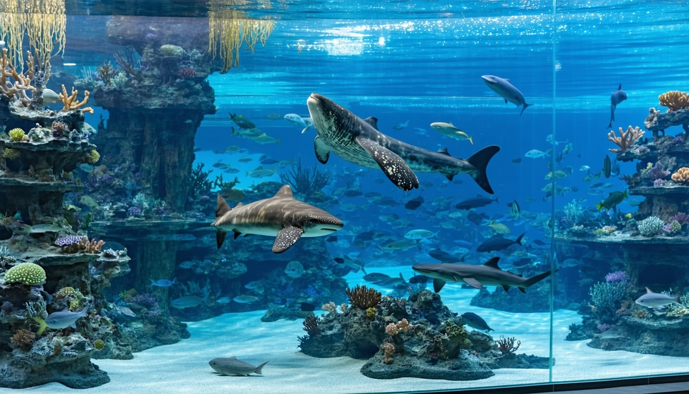 Marine animal encounters at Aquaventure World Dubai